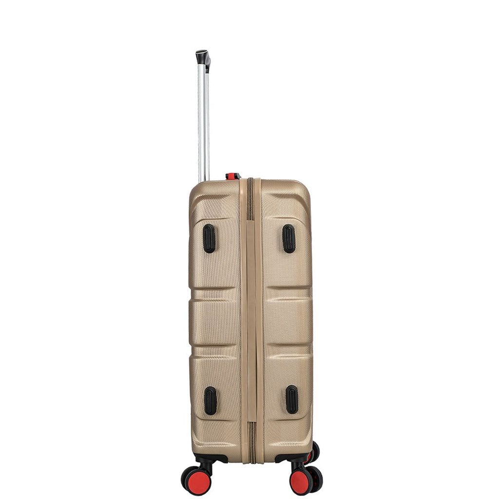 DR631 Hard Shell Four Spinner Wheeled Travel Suitcases Taupe 10