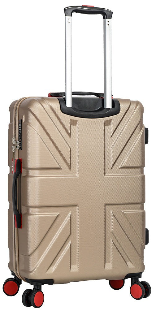 DR631 Hard Shell Four Spinner Wheeled Travel Suitcases Taupe 13