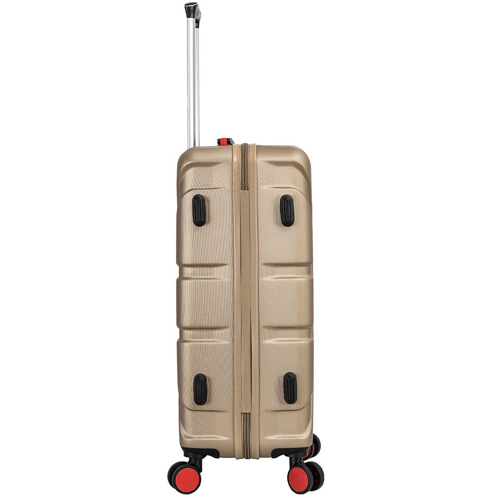 DR631 Hard Shell Four Spinner Wheeled Travel Suitcases Taupe 15