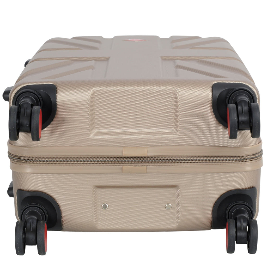 DR631 Hard Shell Four Spinner Wheeled Travel Suitcases Taupe 18