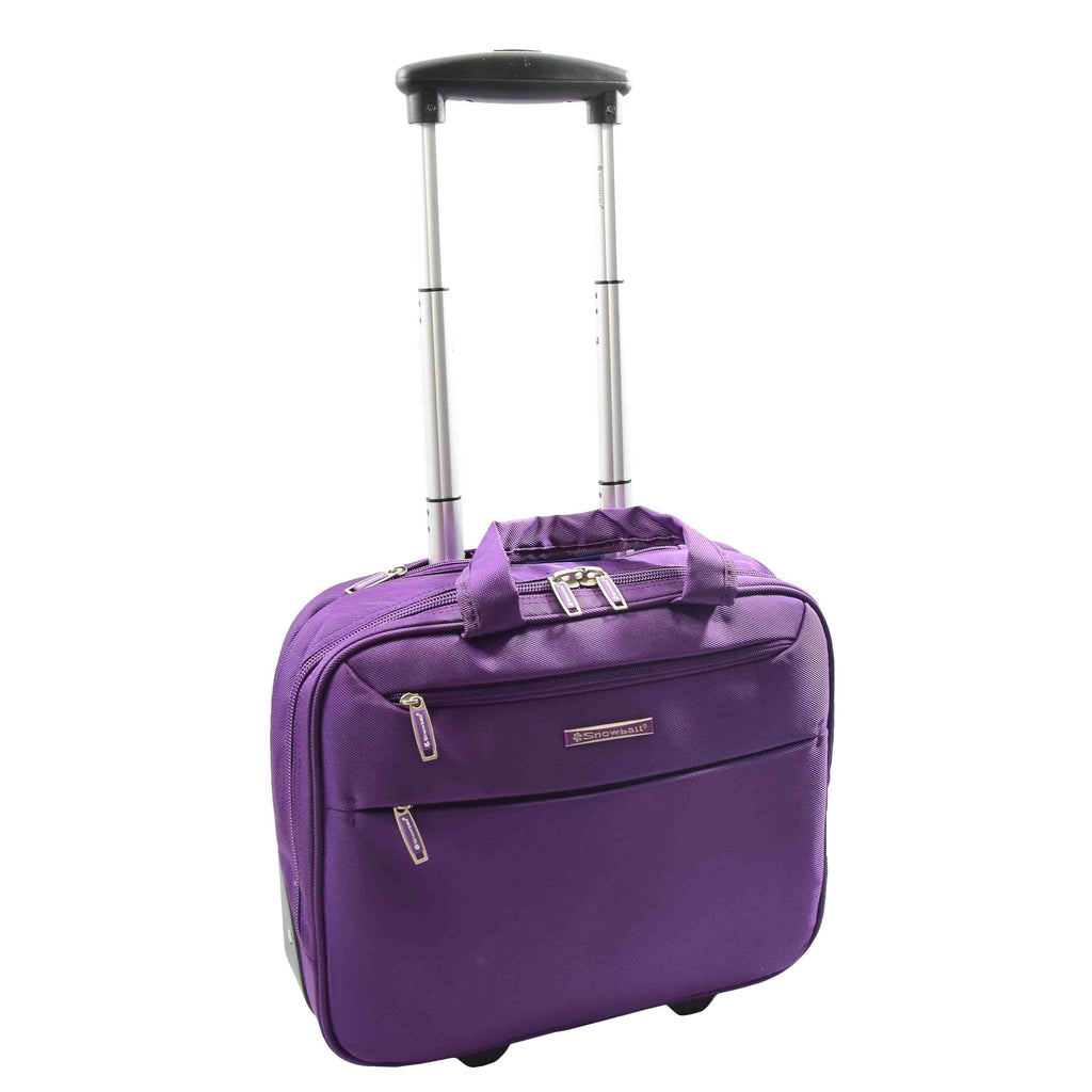 DR603 Wheeled Laptop Business Briefcase Pilot Case Purple 1
