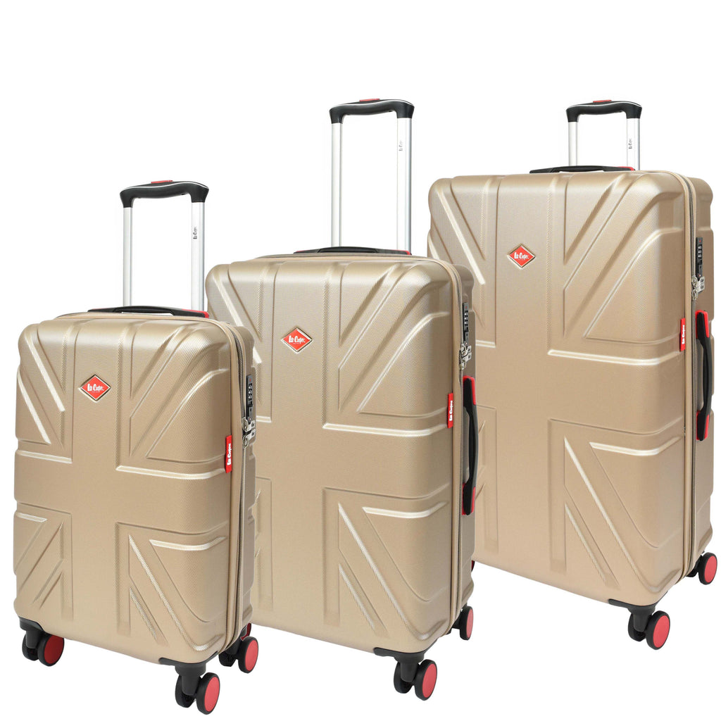 DR631 Hard Shell Four Spinner Wheeled Travel Suitcases Taupe 1