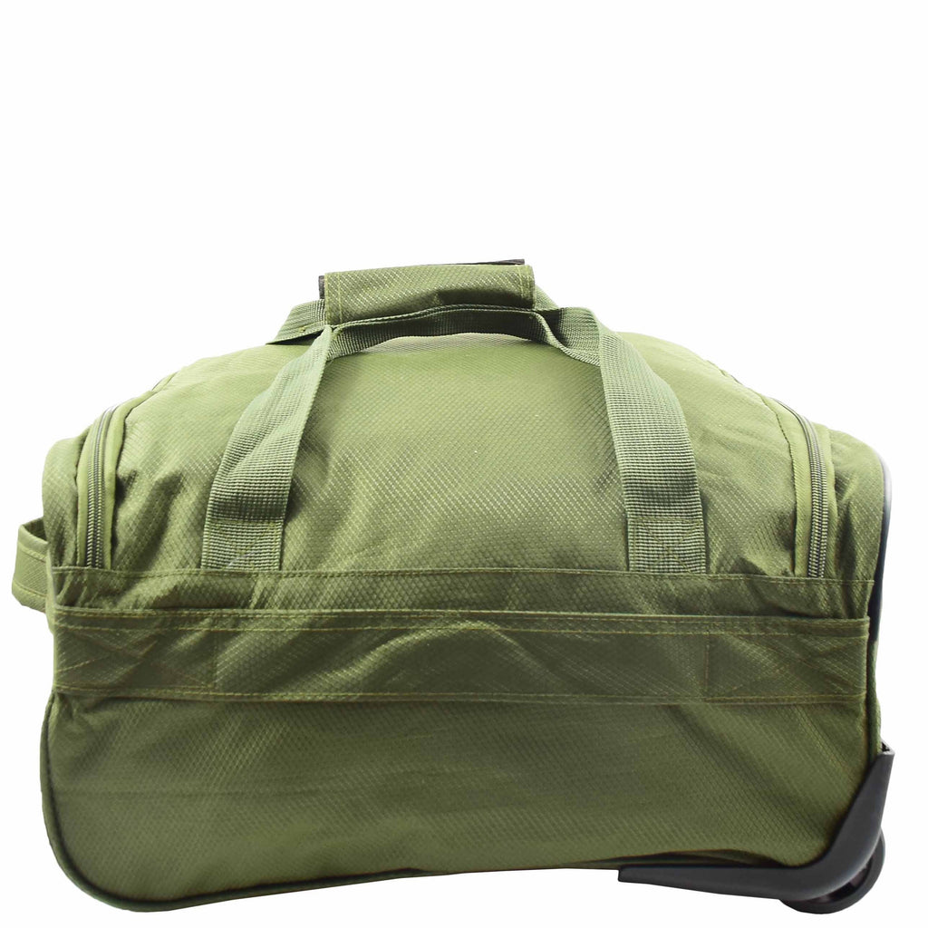 DR638 Weekend Travel Mid Size Bag Wheeled Holdall Duffle Khaki 6