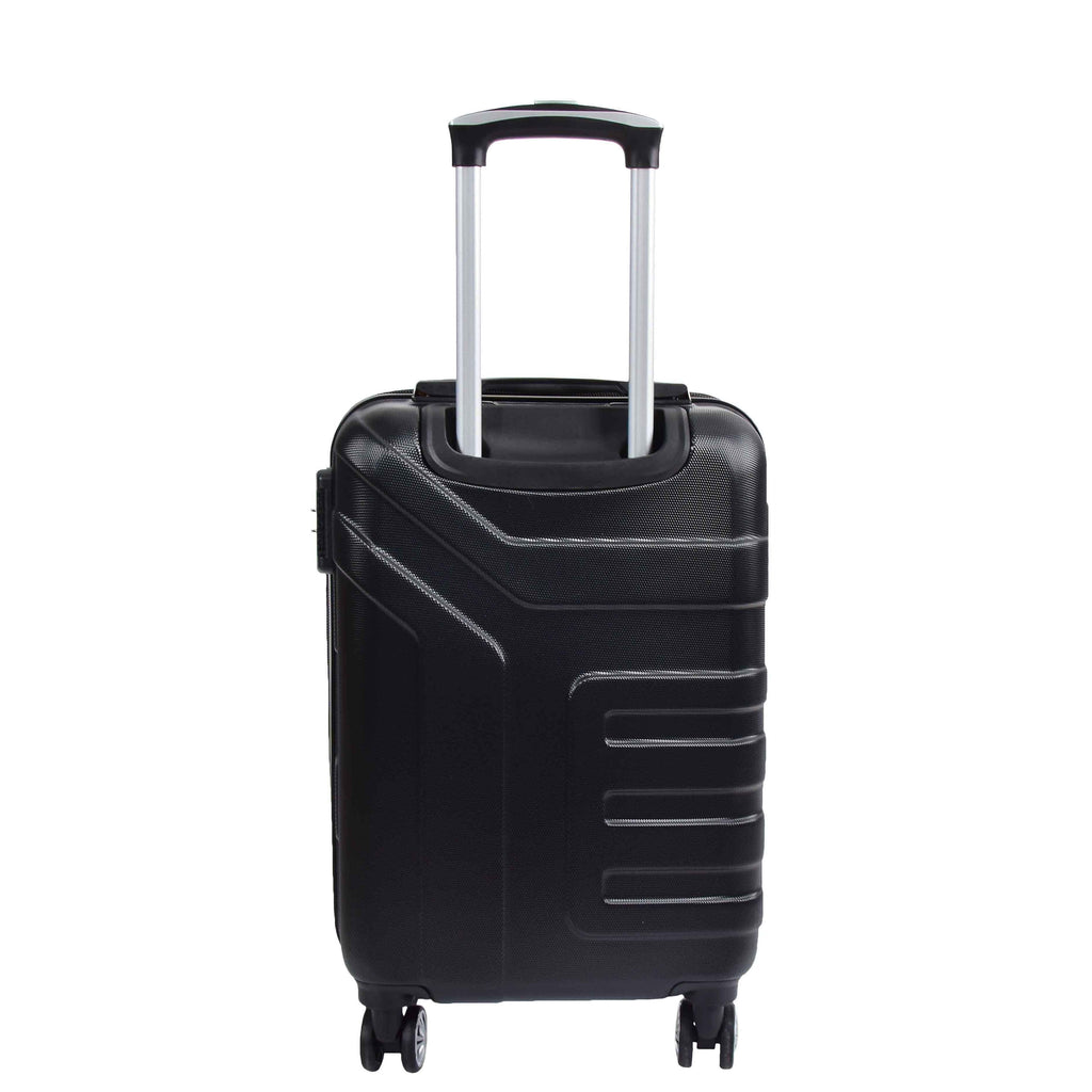DR575 Expandable Hard Shell Cabin Luggage With Four Wheels Black 2