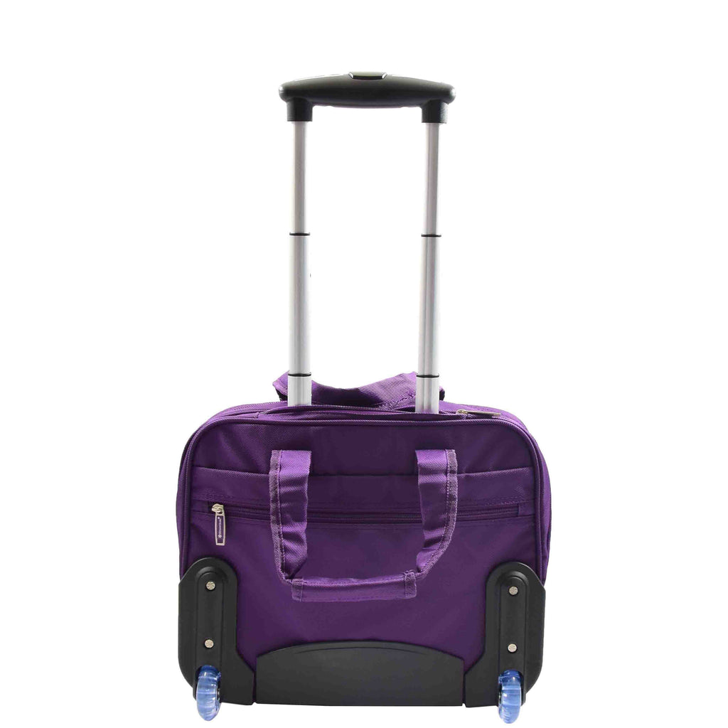 DR603 Wheeled Laptop Business Briefcase Pilot Case Purple 2