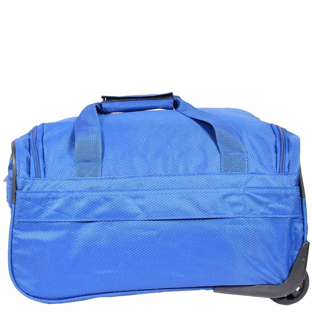 DR638 Weekend Travel Mid Size Bag Wheeled Holdall Duffle Blue 6