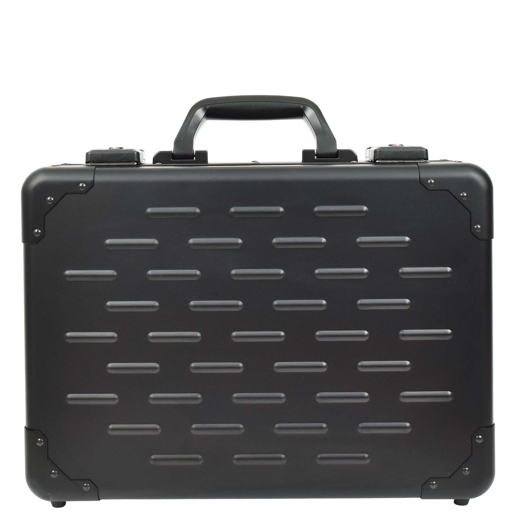 DR656 Double TSA Combination Lock Aluminium Attache Case Black 2