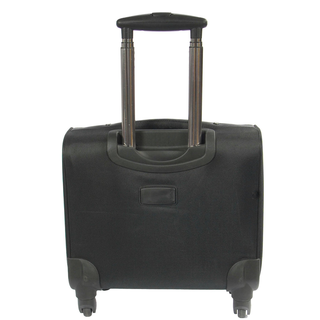 DR642 Four Wheels Cabin Size Travel Pilot Case Black 2