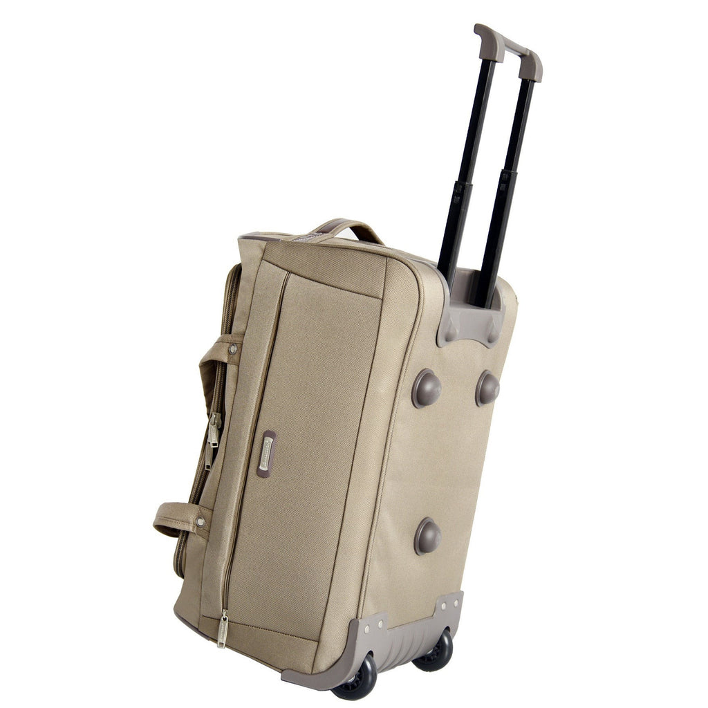 DR639 Large Wheeled Luggage Travel Holdall 82cm Bag Beige 2