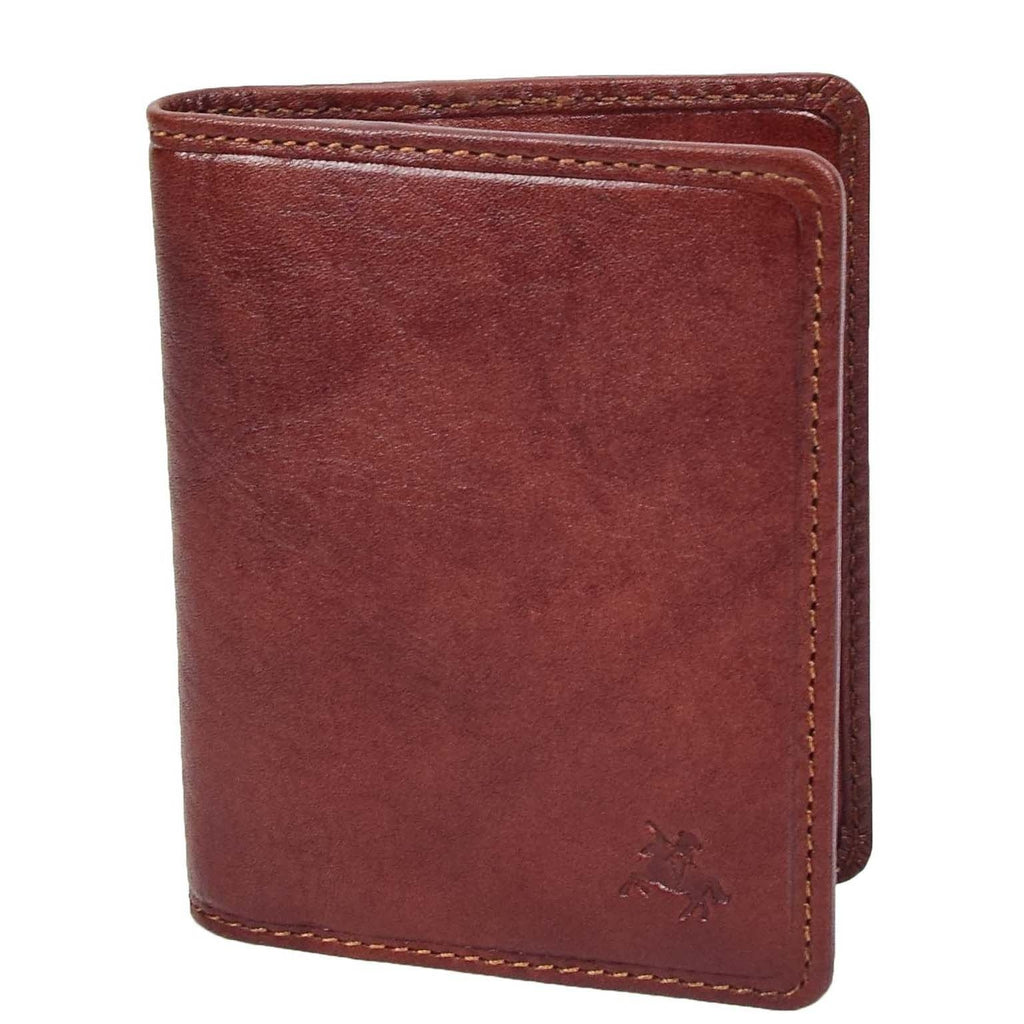 DR665 Men's Slim Real Leather Wallet RFID Credit Cards Holder Tan 2