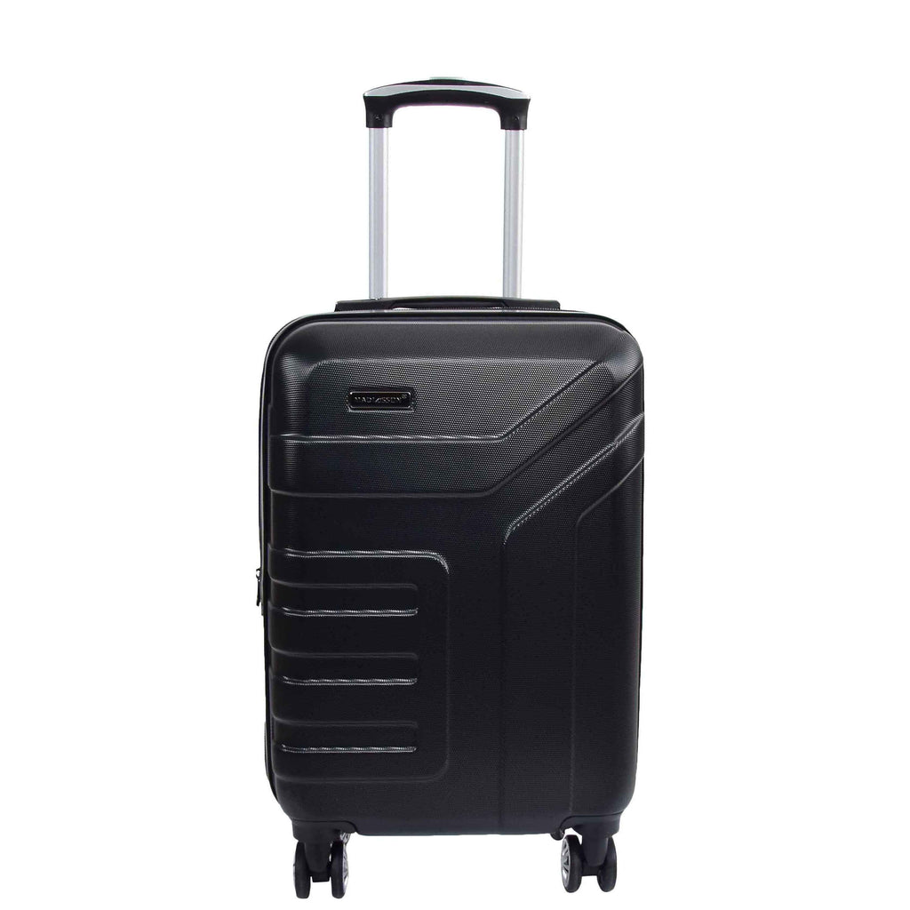 DR575 Expandable Hard Shell Cabin Luggage With Four Wheels Black 3