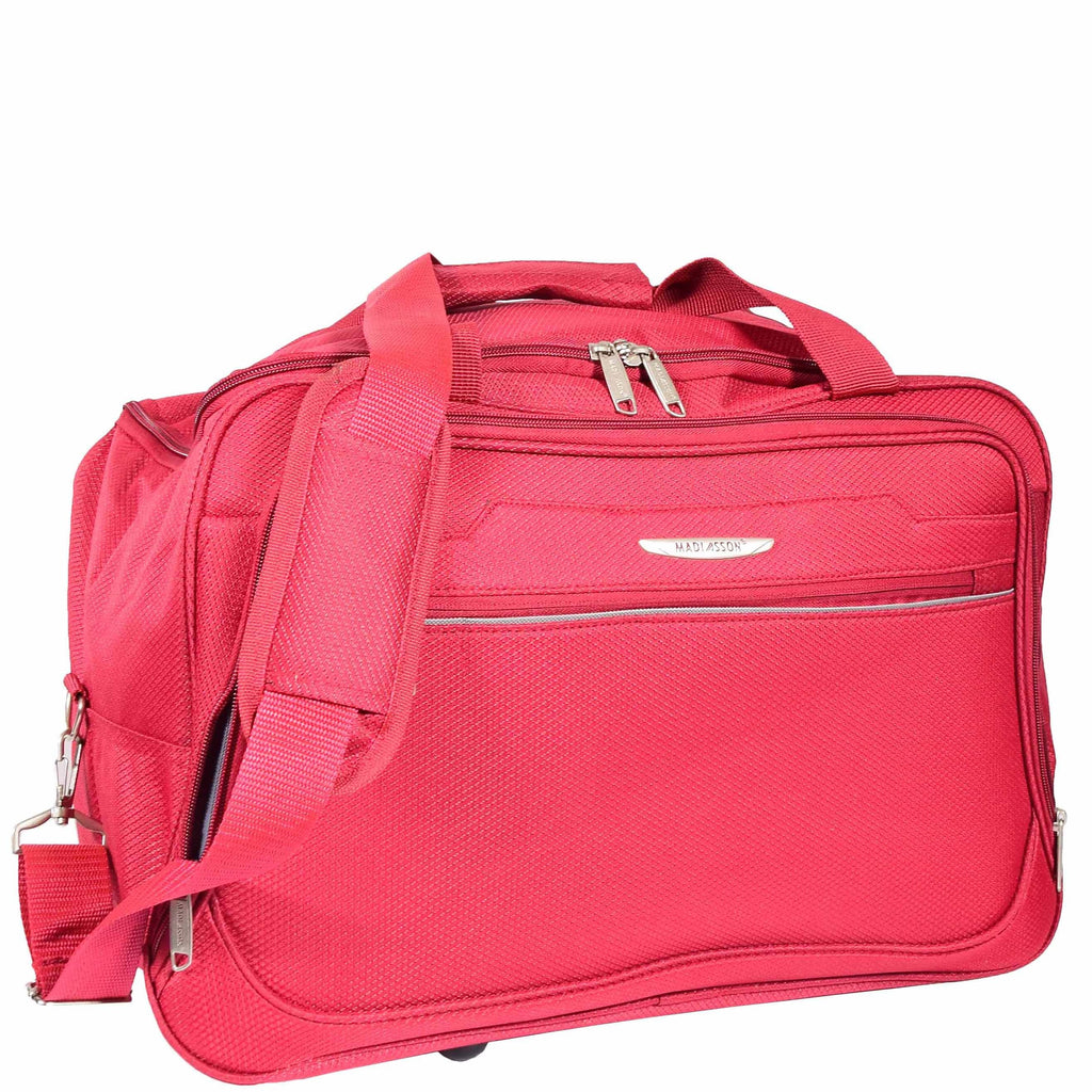 DR621 Spacious Mid Size Weekend Travel Duffle Bag Red 3