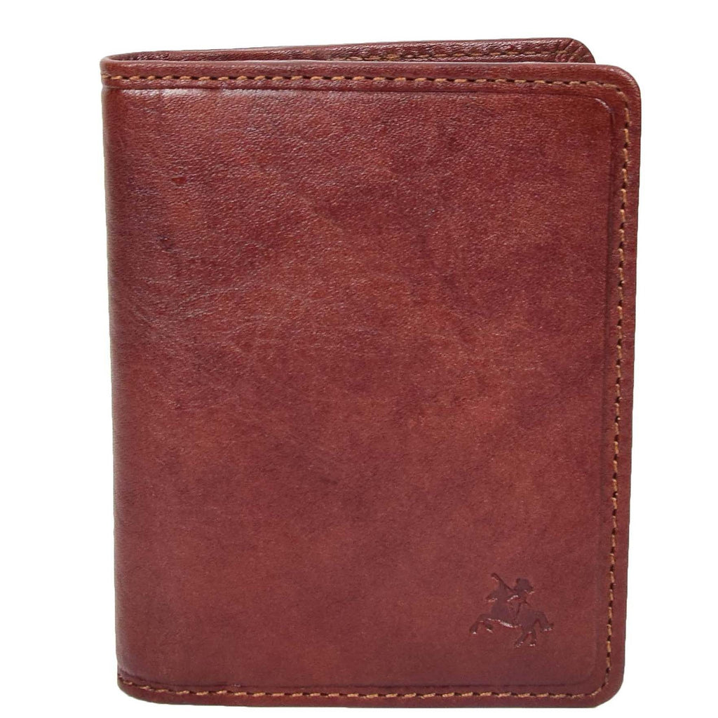 DR665 Men's Slim Real Leather Wallet RFID Credit Cards Holder Tan 3