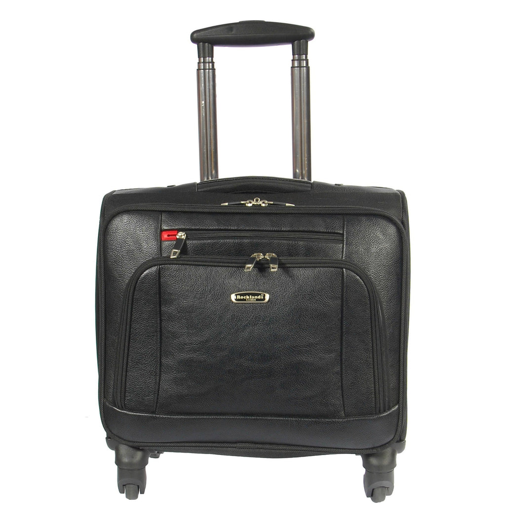 DR642 Four Wheels Cabin Size Travel Pilot Case Black 3