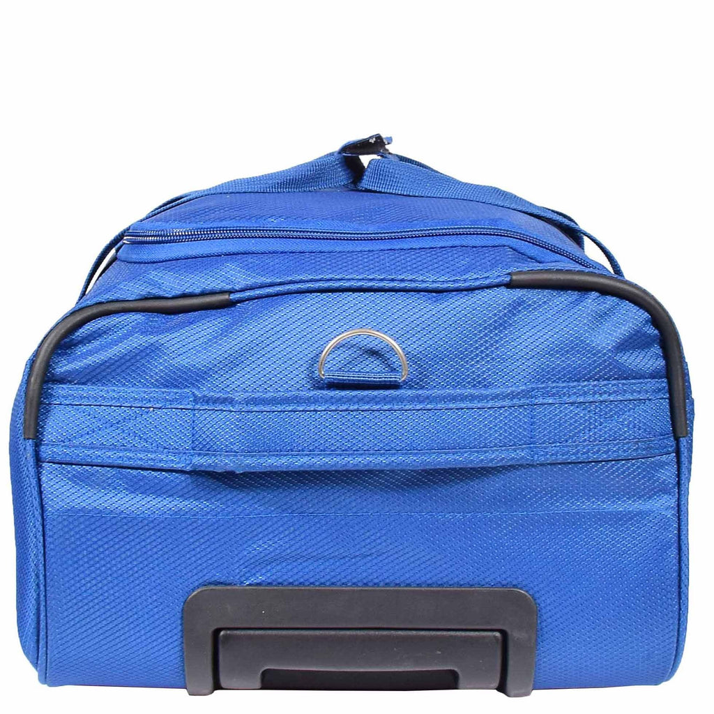 DR638 Weekend Travel Mid Size Bag Wheeled Holdall Duffle Blue 7