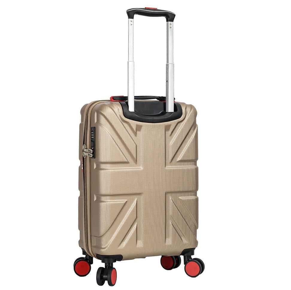 DR631 Hard Shell Four Spinner Wheeled Travel Suitcases Taupe 3