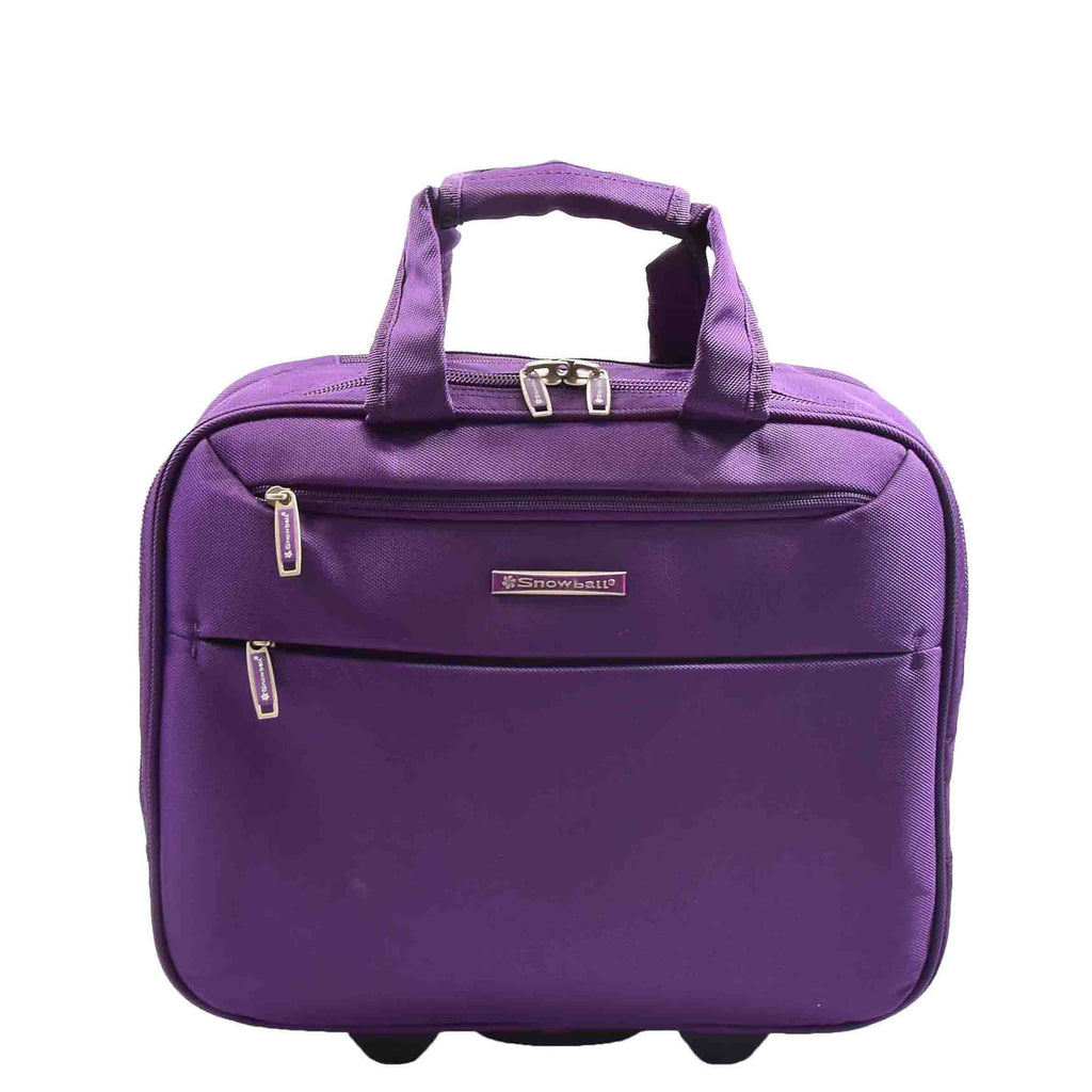 DR603 Wheeled Laptop Business Briefcase Pilot Case Purple 4