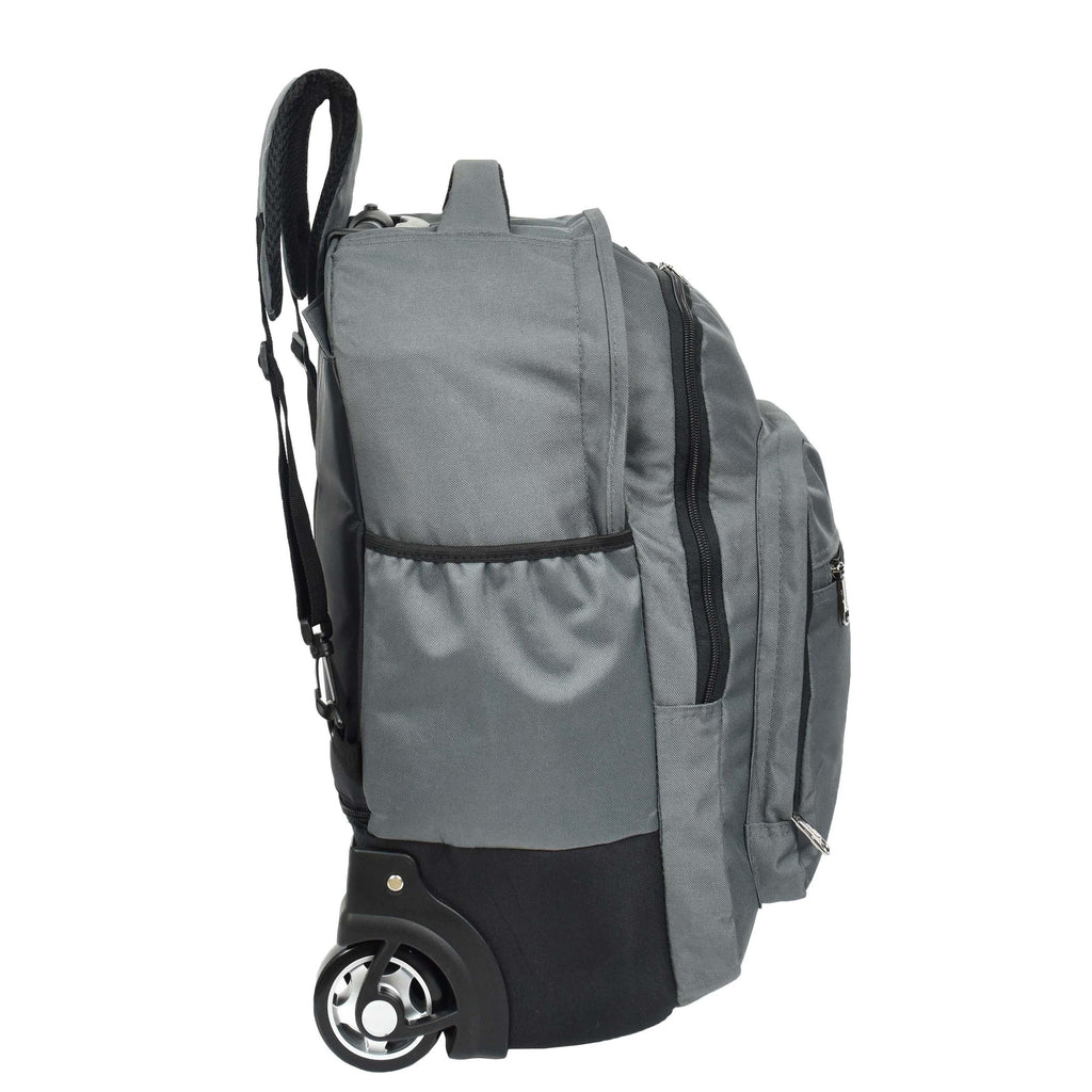 DR651 Rolling Wheels Cabin Size Hiking Backpack Grey 4