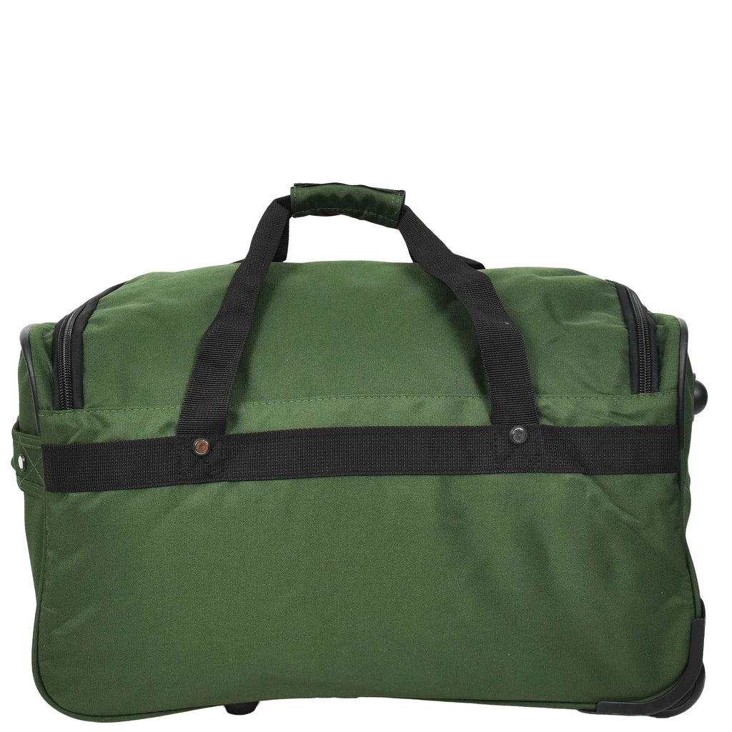 DR487 Lightweight Mid Size Holdall With Wheels Green 5