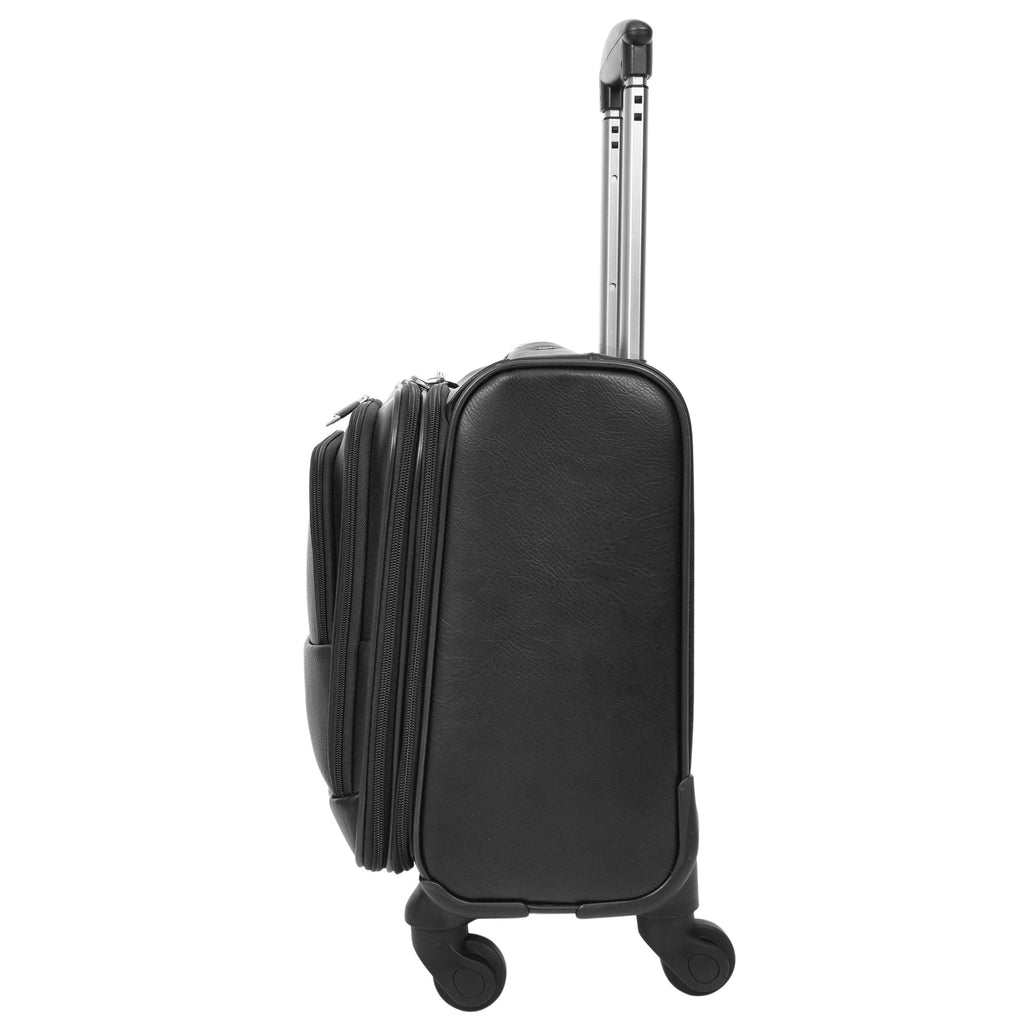 DR636 Executive Flight Bag Four Wheels Cabin Laptop Trolley Case Black 5