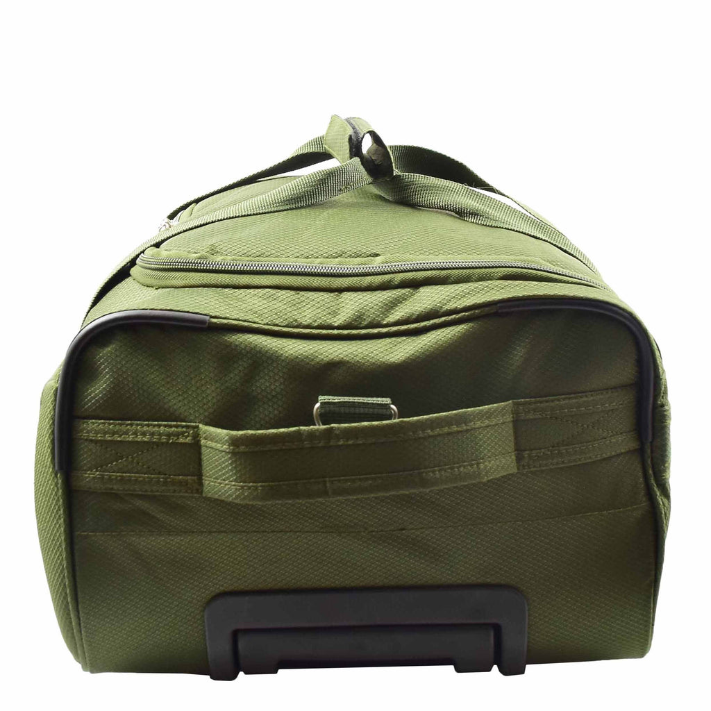 DR638 Weekend Travel Mid Size Bag Wheeled Holdall Duffle Khaki 3