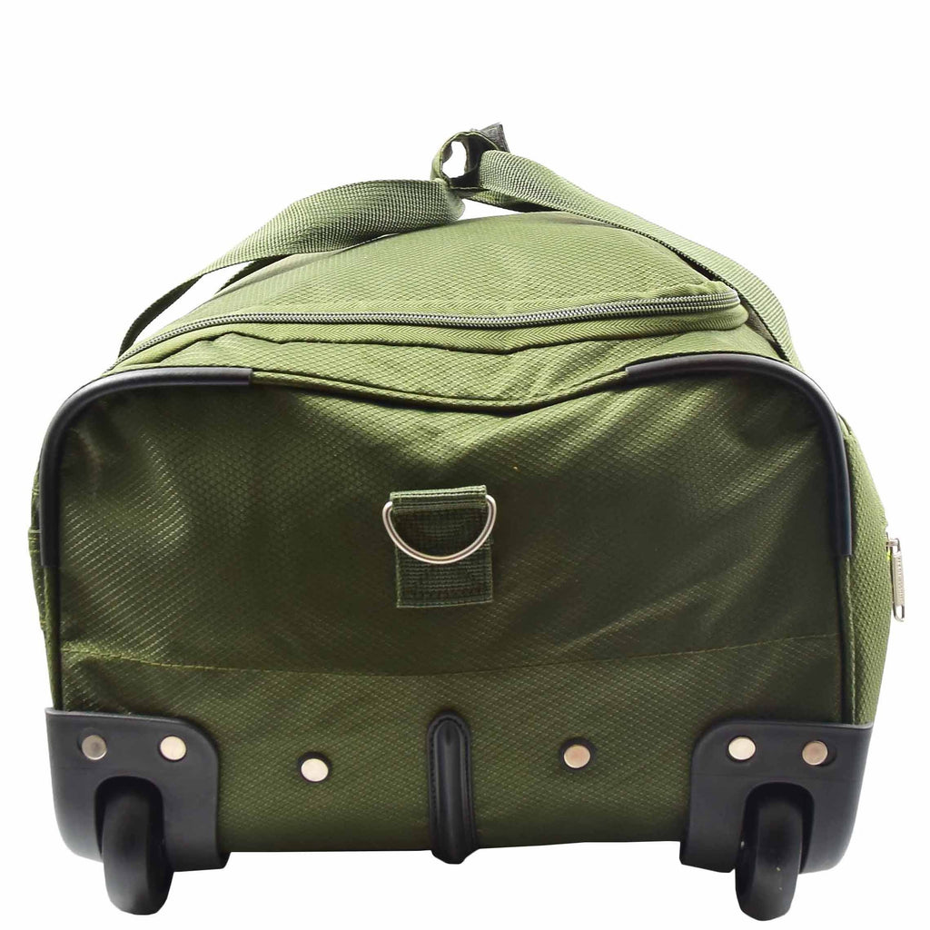 DR638 Weekend Travel Mid Size Bag Wheeled Holdall Duffle Khaki 4