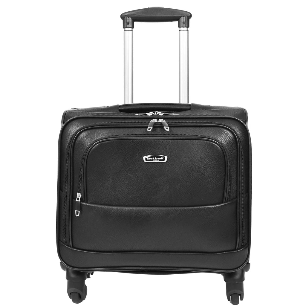 DR636 Executive Flight Bag Four Wheels Cabin Laptop Trolley Case Black 6