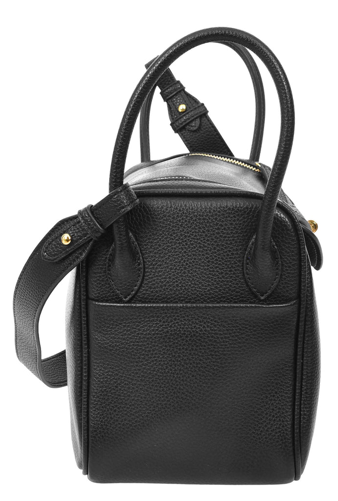 Iqaluit Women's Faux Leather Large Shoulder Strap Bag Black-6