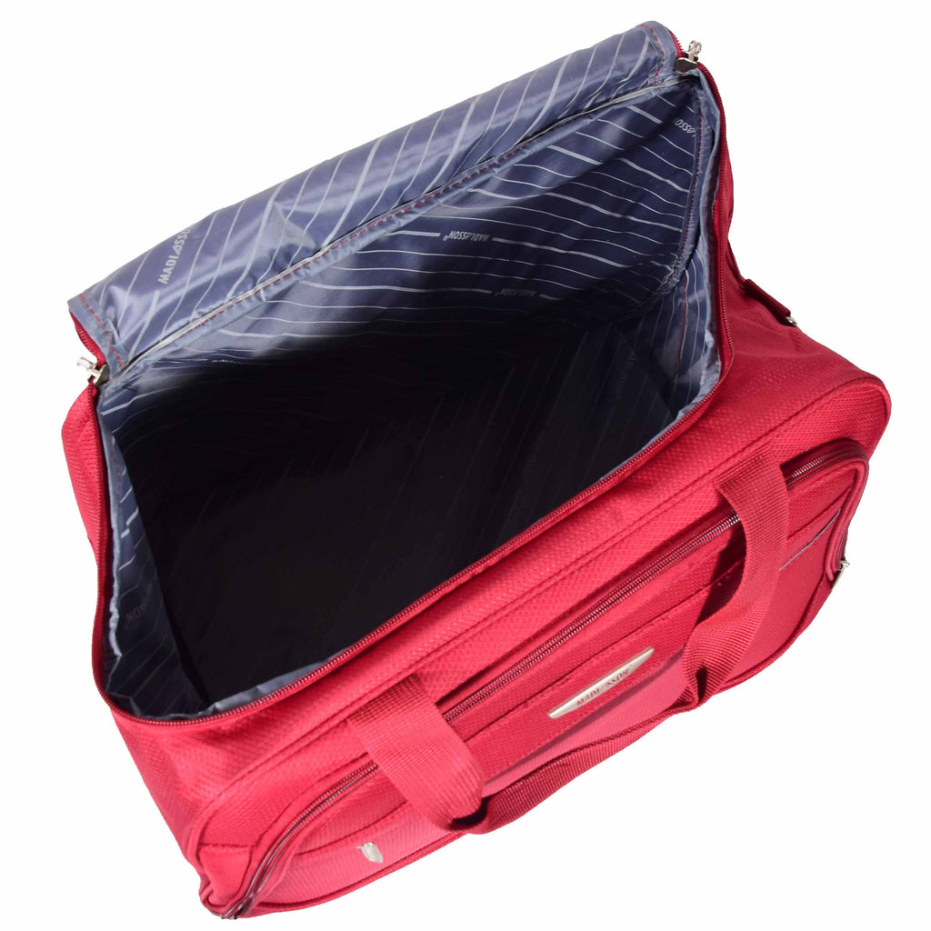 DR621 Spacious Mid Size Weekend Travel Duffle Bag Red 6