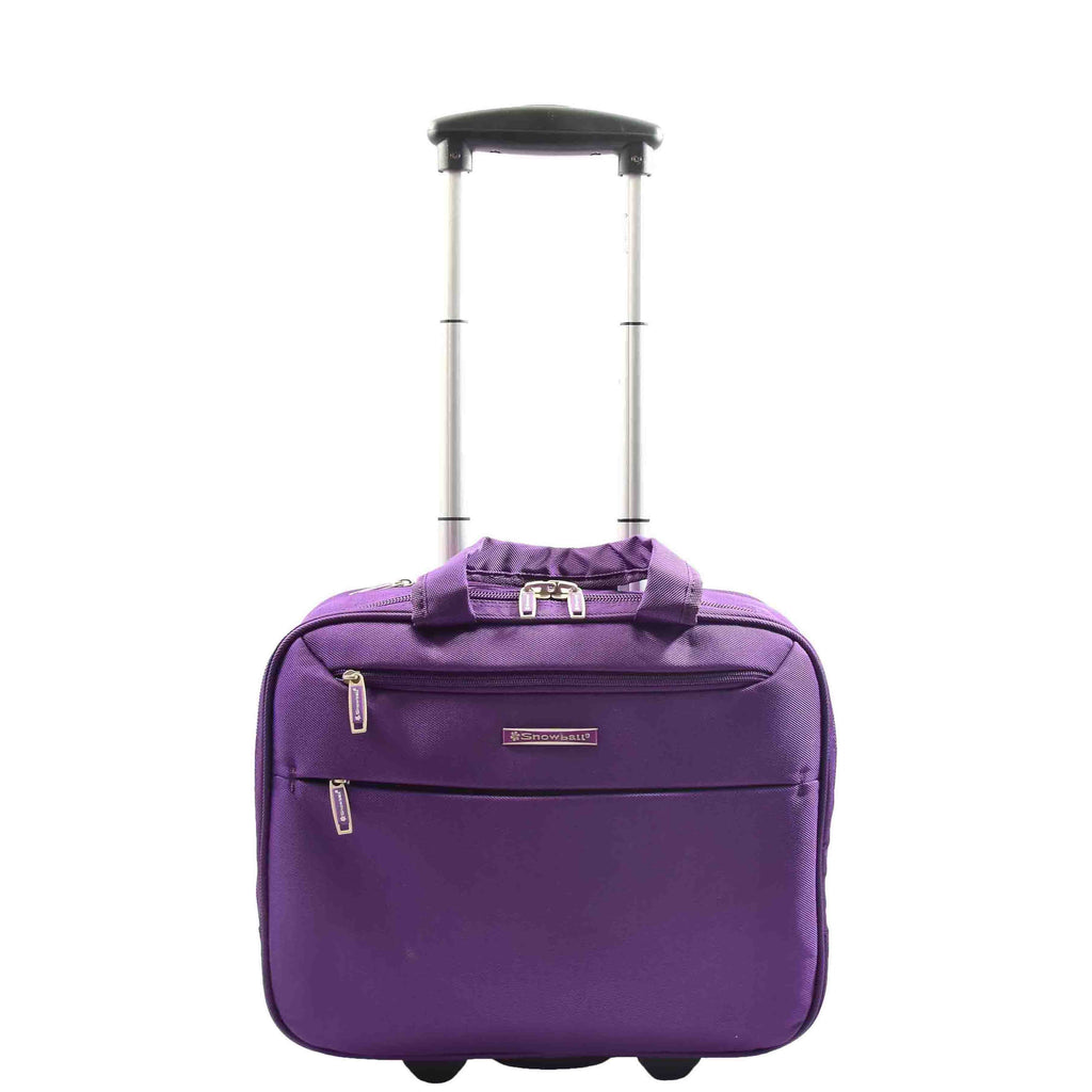 DR603 Wheeled Laptop Business Briefcase Pilot Case Purple 7