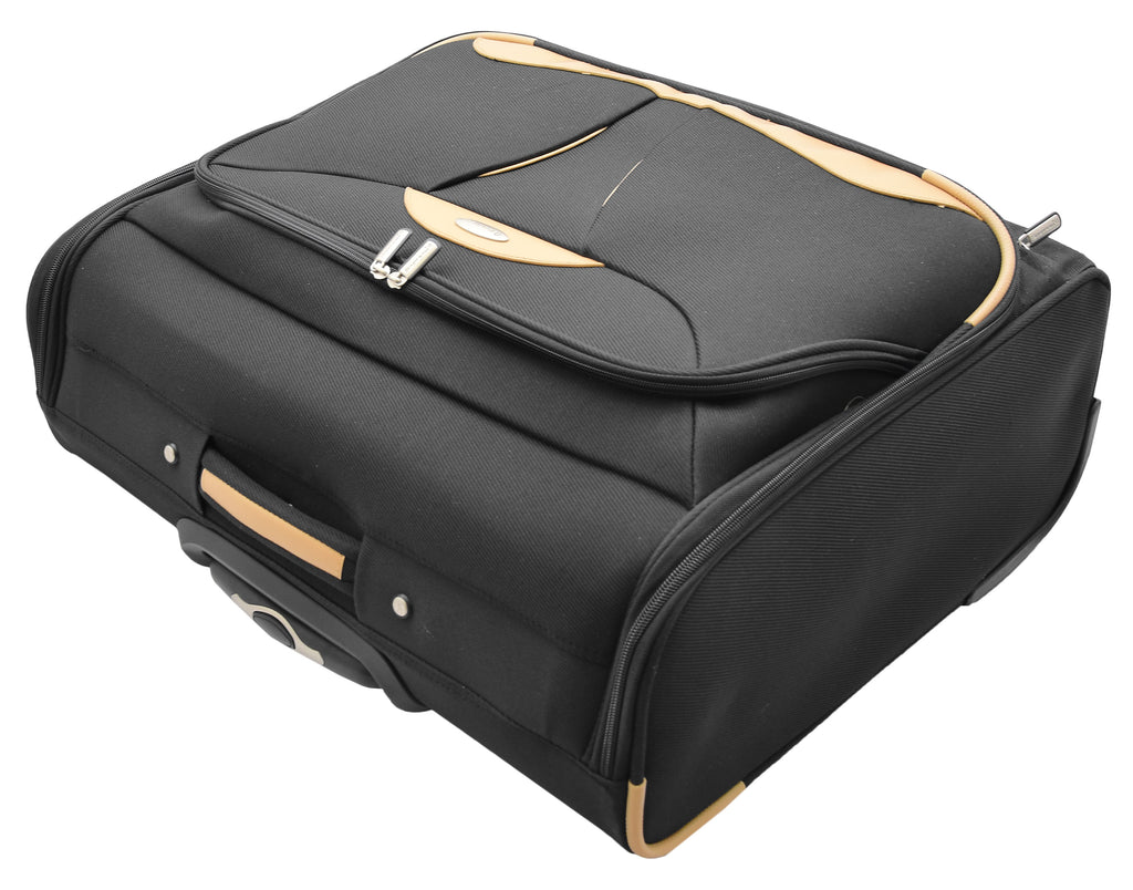 DR680 Travel Rolling Suit Carrier Large Capacity Garment Bag Black 7