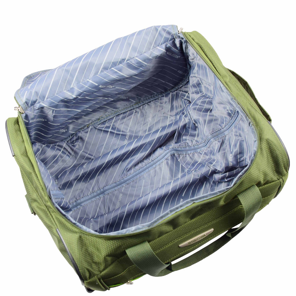 DR638 Weekend Travel Mid Size Bag Wheeled Holdall Duffle Khaki 5