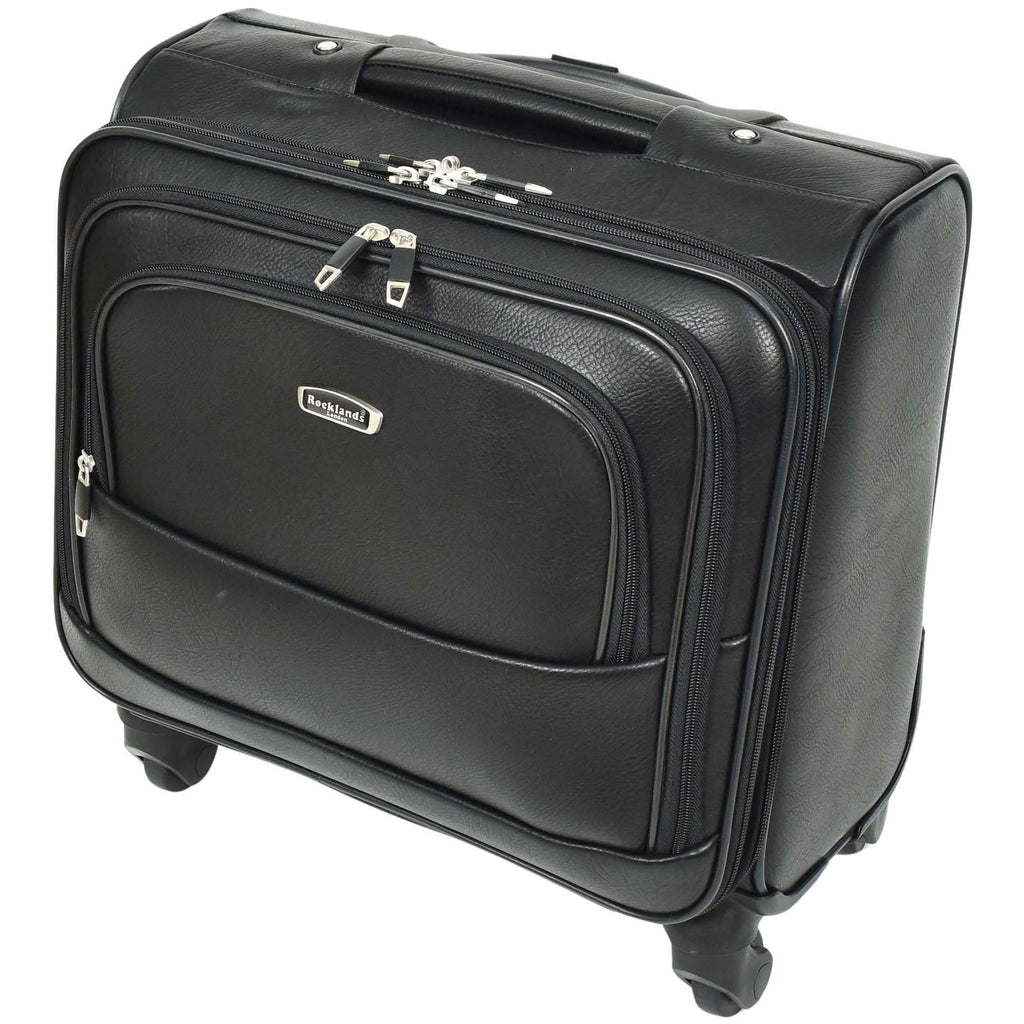 DR636 Executive Flight Bag Four Wheels Cabin Laptop Trolley Case Black 7