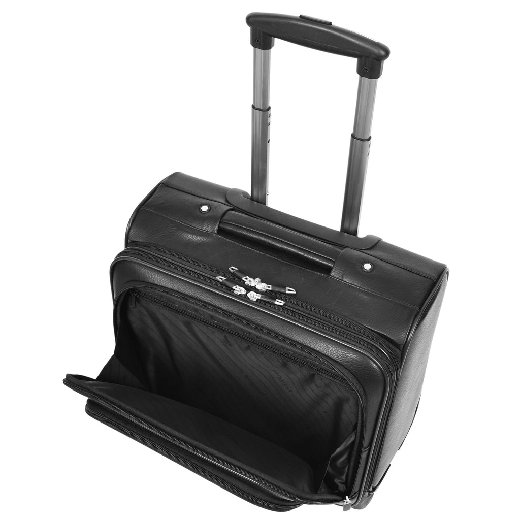 DR636 Executive Flight Bag Four Wheels Cabin Laptop Trolley Case Black 8