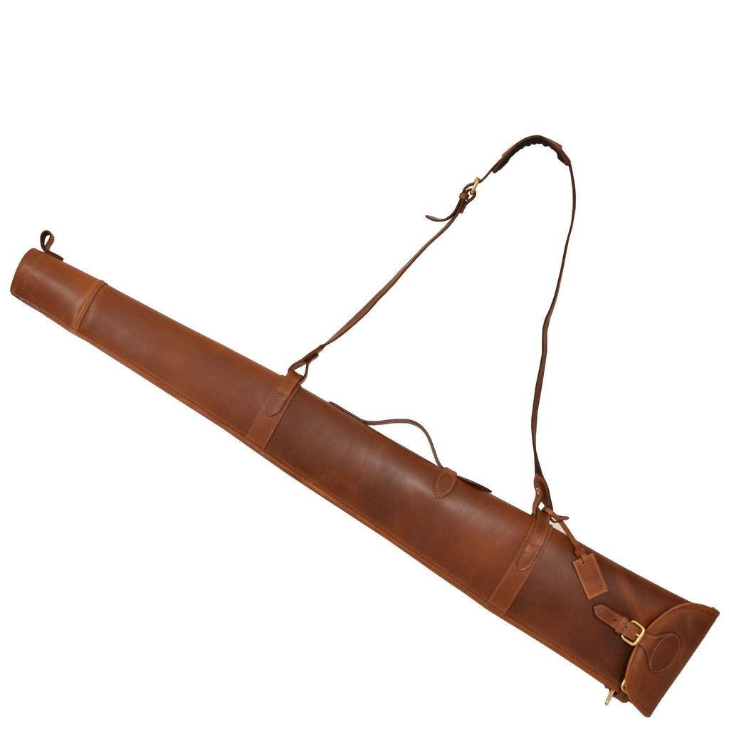 DR699 Leather Gun Slip with Shoulder Strap Tan-1