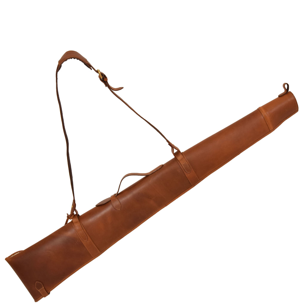 DR699 Leather Gun Slip with Shoulder Strap Tan-2