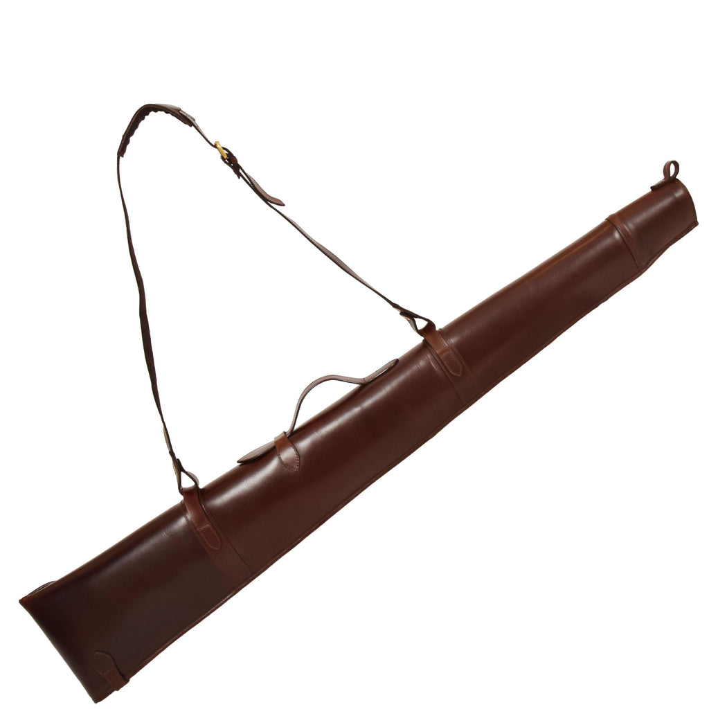 DR699 Leather Gun Slip with Shoulder Strap Brown-2