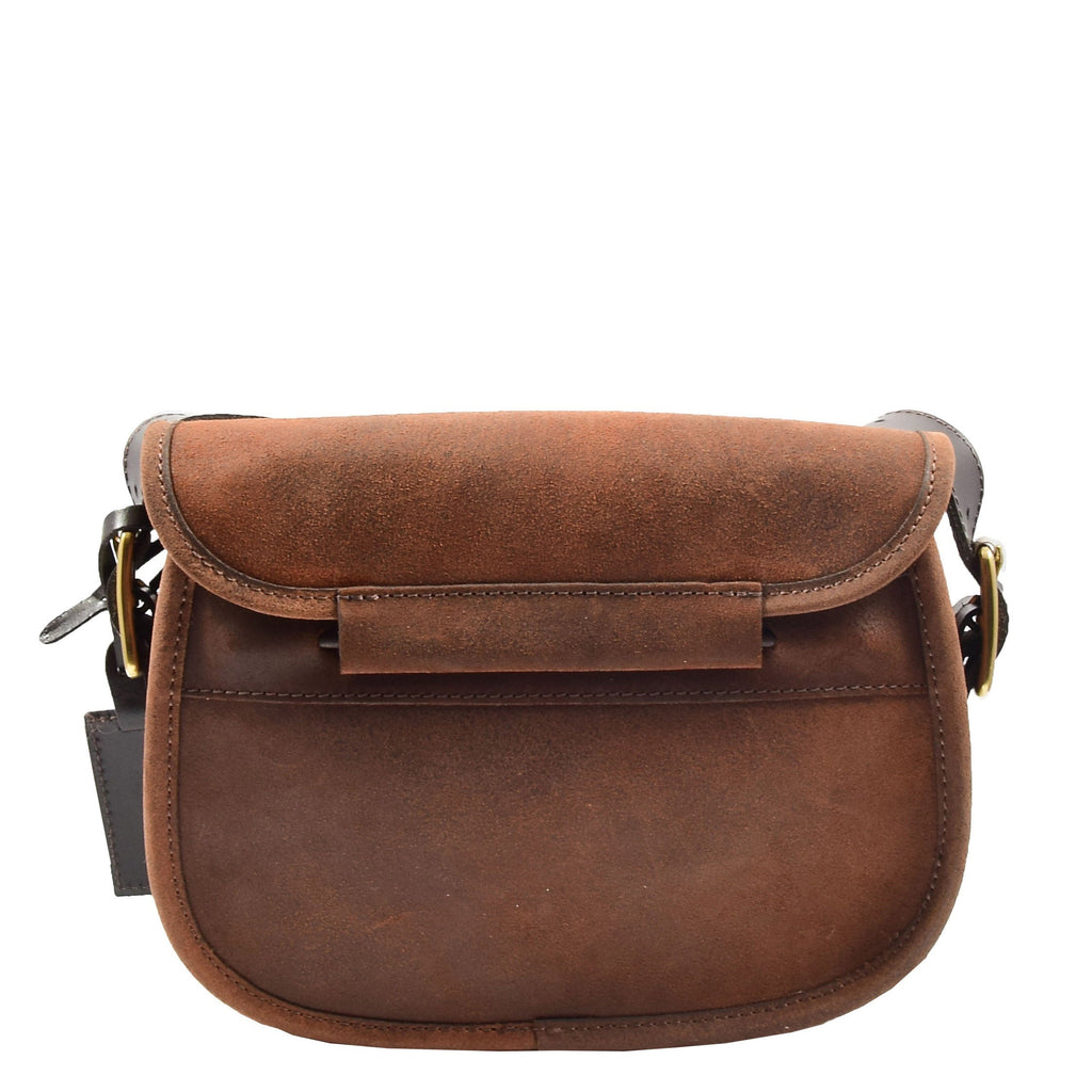 DR284 Cartridge Bag Genuine Vintage Brown Pouch-3