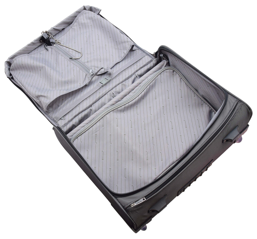 DR680 Travel Rolling Suit Carrier Large Capacity Garment Bag Grey 8