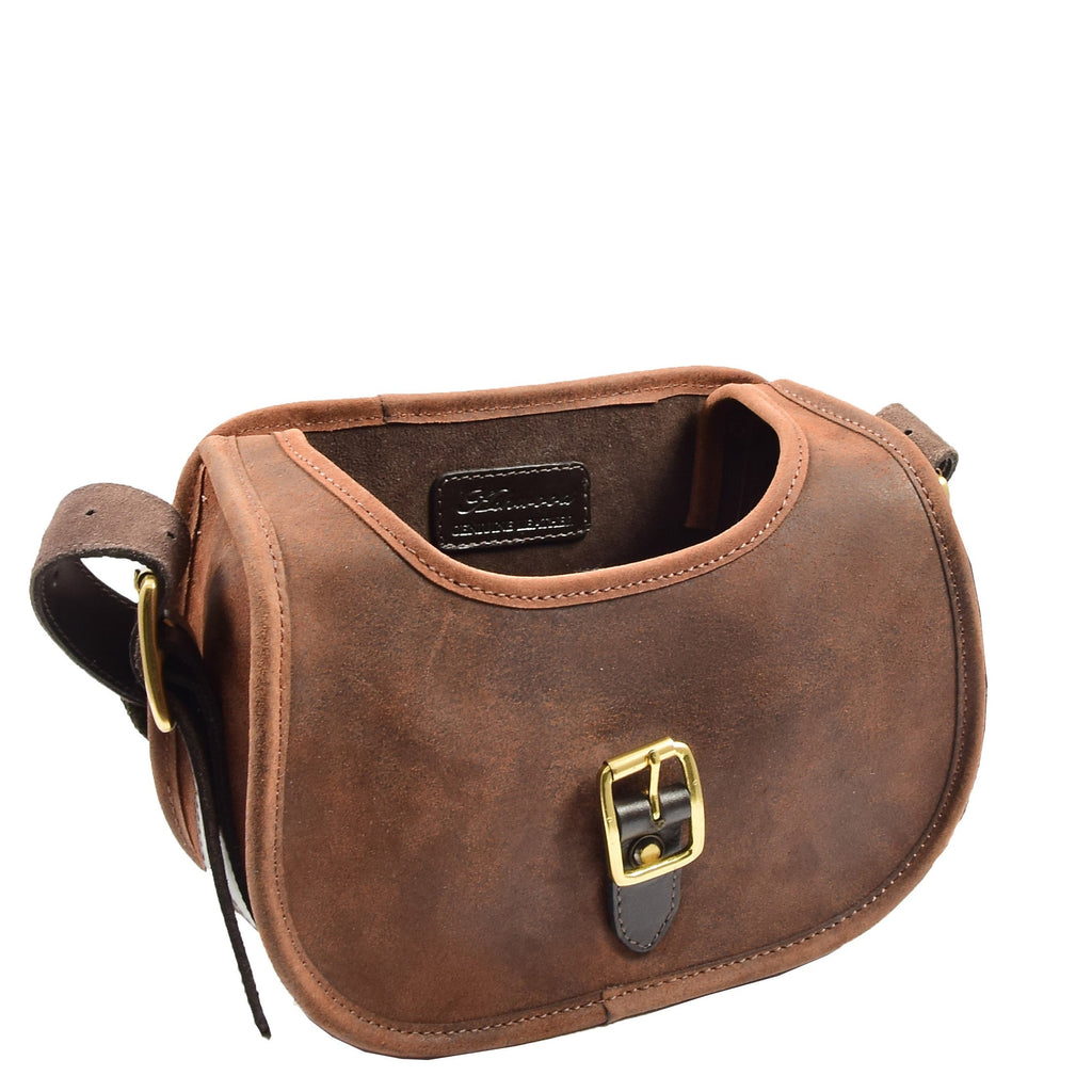 DR284 Cartridge Bag Genuine Vintage Brown Pouch-5