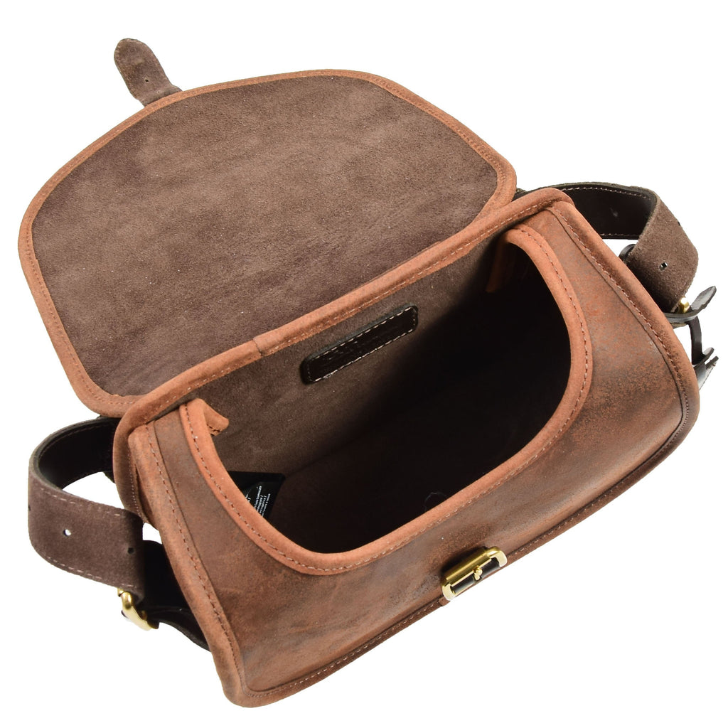 DR284 Cartridge Bag Genuine Vintage Brown Pouch-6