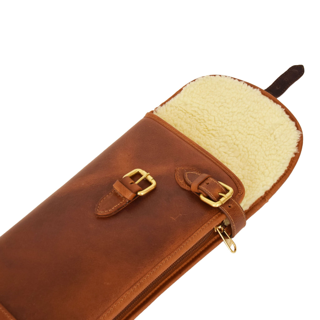 DR699 Leather Gun Slip with Shoulder Strap Tan-7