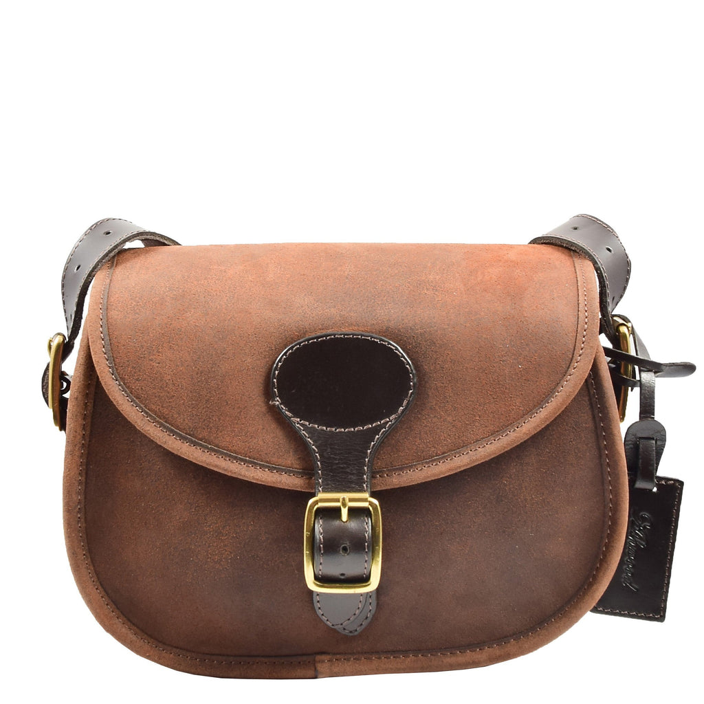 DR284 Cartridge Bag Genuine Vintage Brown Pouch-7