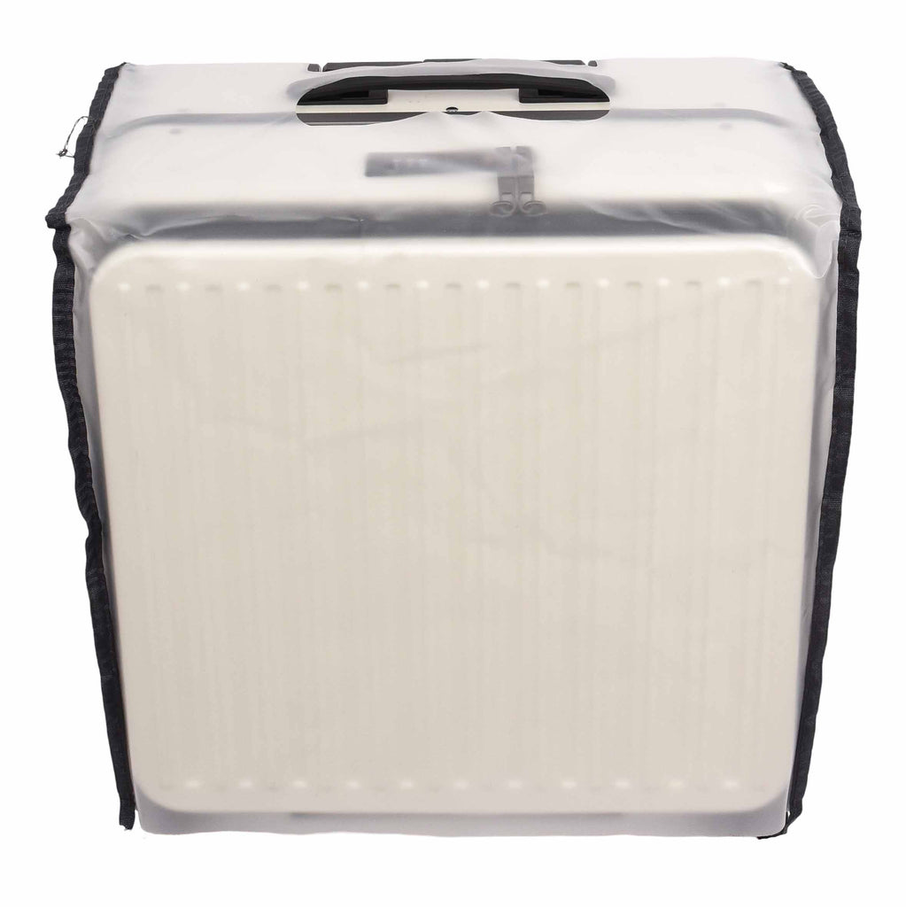 DR696 Four Wheeled Pilot Case Hard Shell Lightweight Cabin Bag White-7