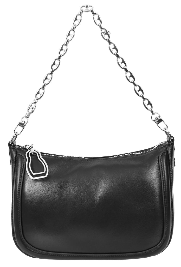 Blingstrap Women Leather Cross-Body Strap Handbag Black-9