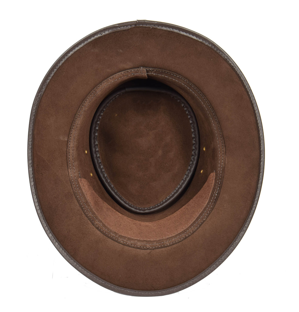 DR398 Original Australian Leather Cowboy Hat Brown 4