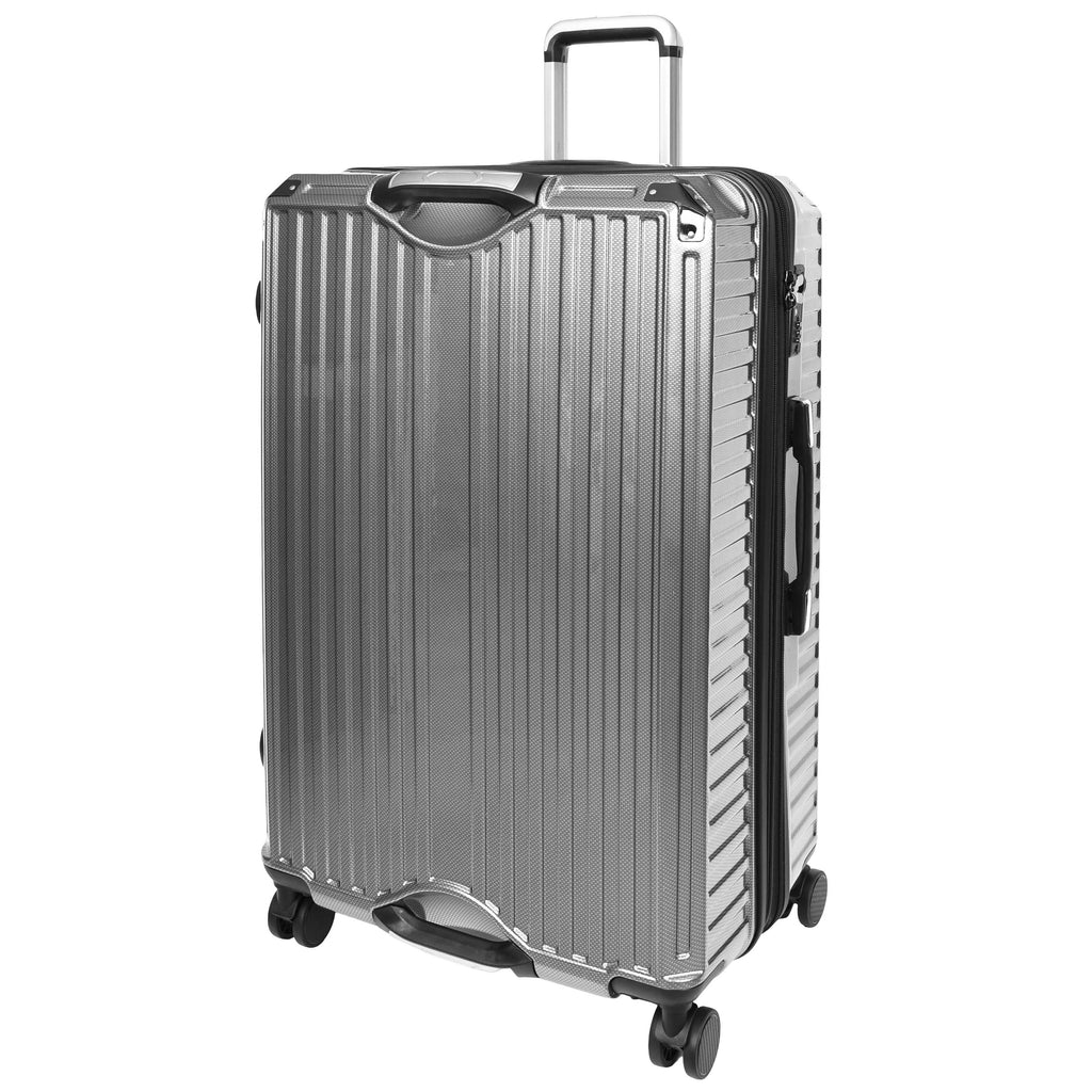 DR691 Four Wheel Suitcase Hard Shell Luggage Charcoal-2