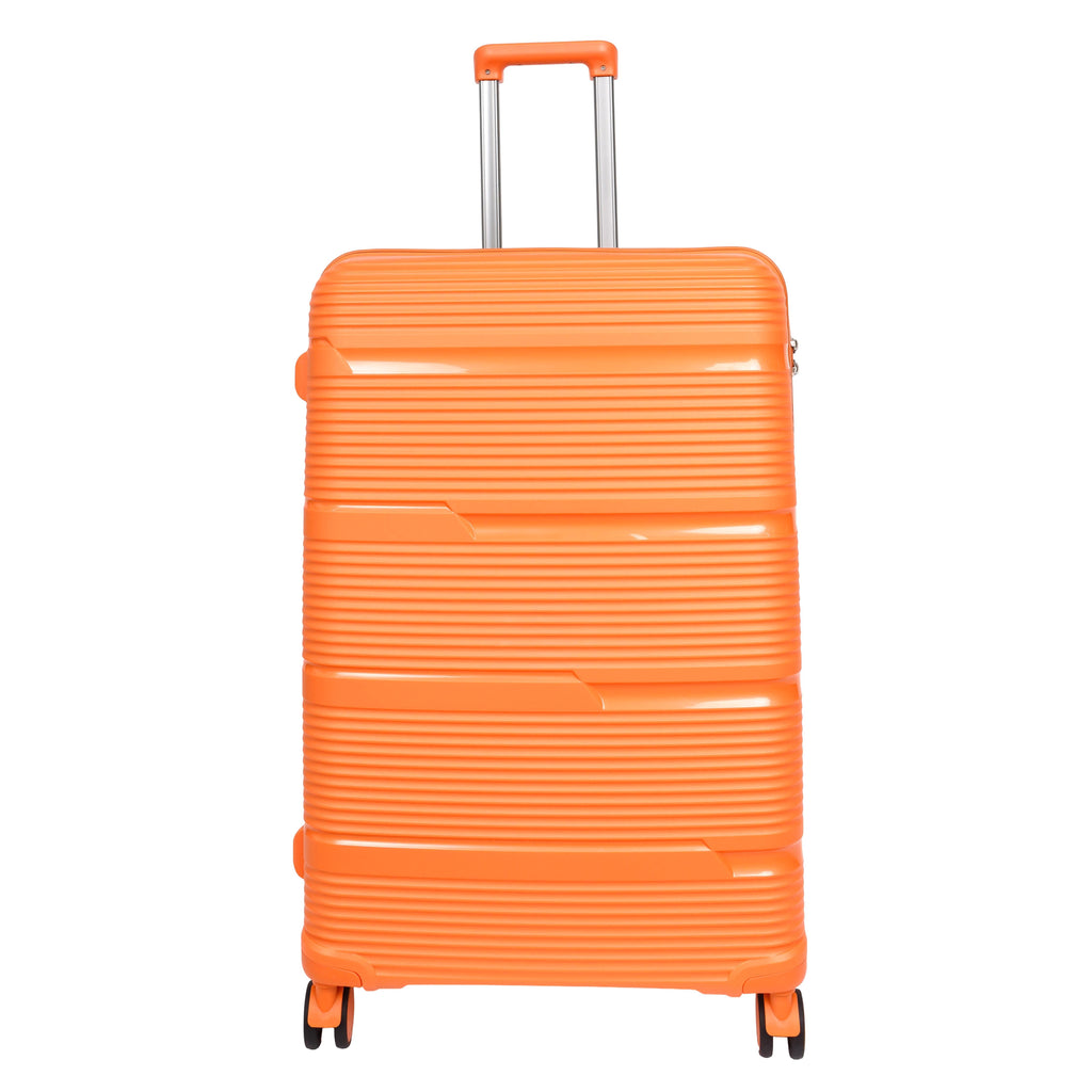 DR690 Four Wheel Expandable Suitcase Hard Shell Luggage Orange-2