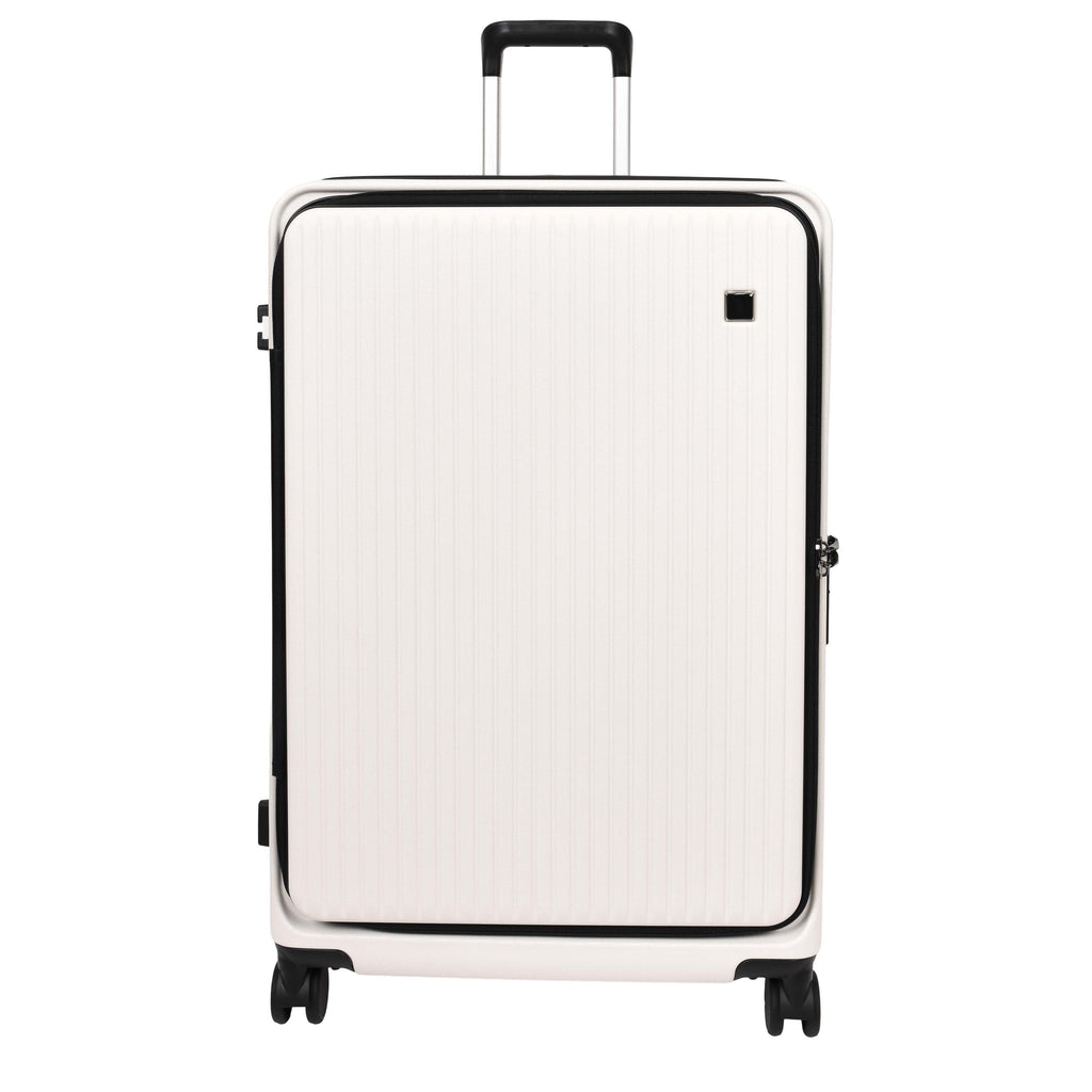 DR692 Four Wheel Suitcase Hard Shell Luggage White-7