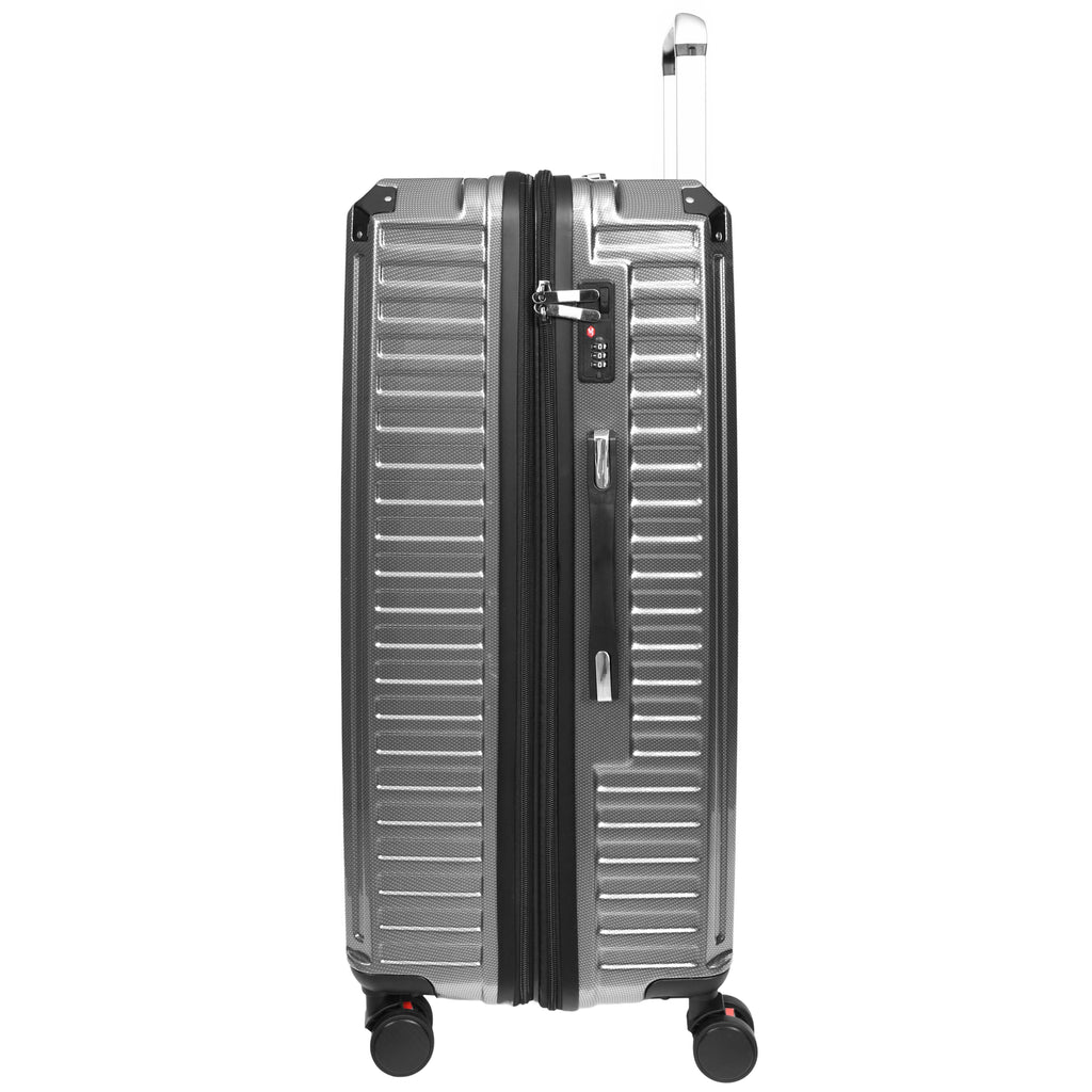 DR691 Four Wheel Suitcase Hard Shell Luggage Charcoal-4